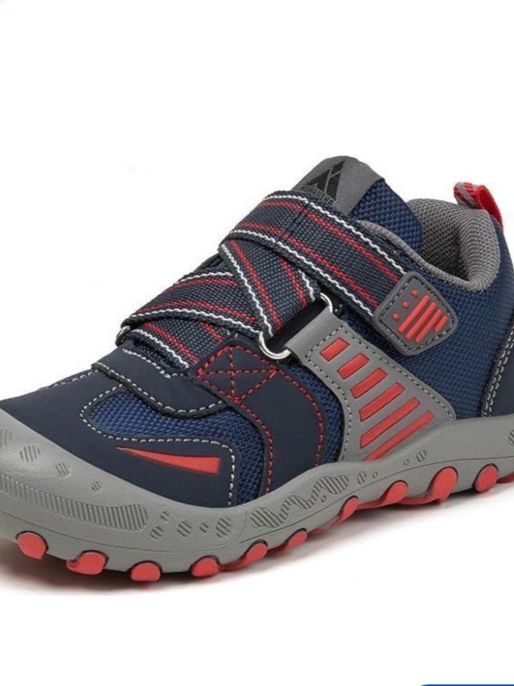 NEW Mishansha Boys Kids Navy & Red Hiking Shoes Boots Size 35 4.5 US